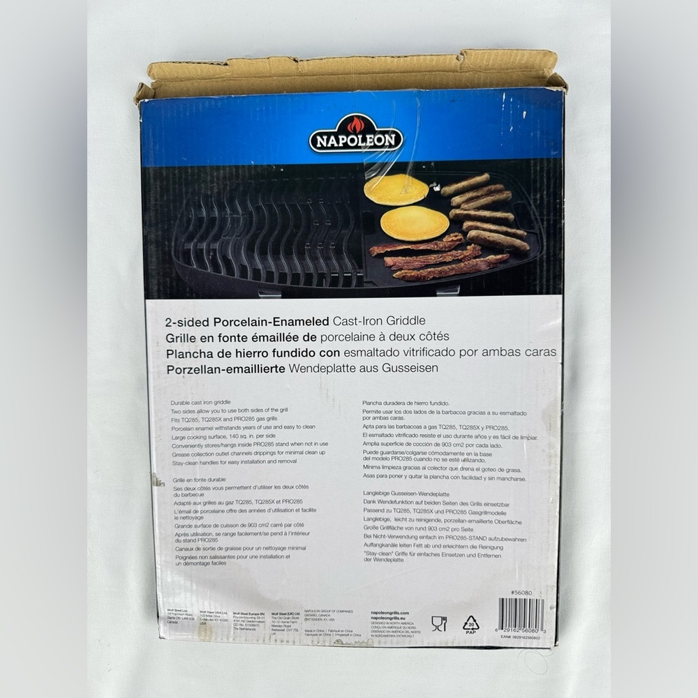 Napoleon TravelQ™ Cast Iron Reversible Griddle - Picture 2 of 4